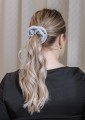 Gumka do włosów SCRUNCHIES welur jasnoszary - opinie