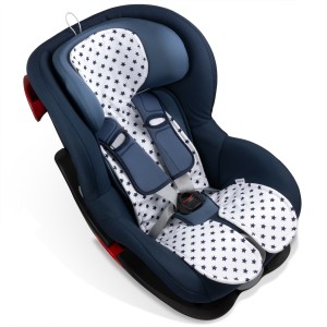 (Outlet) Wkładka antypotowa do fotelika 0-13 kg i 9-18kg - Navy Blue Stars