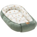 Muślinowy Kokon XXL 65 x 120 cm - Baby Safari i oliwkowy Velvet - opinie