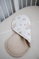 (Outlet) Materac do kokonu Comfort - Swan Family i Cappuccino Soft Velvet - opinie