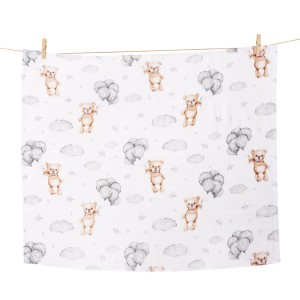 Pieluszka flanelowa - Cloudy Bears