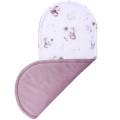 (Outlet) Materac do kokonu XXL - Lovely Mouse i Wrzosowy Soft Velvet - opinie