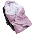 (Outlet) Kocyk do fotelika samochodowego - Lovely Mouse i Wrzosowy Soft Velvet - opinie