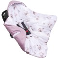 (Outlet) Kocyk do fotelika samochodowego - Lovely Mouse i Wrzosowy Soft Velvet - opinie