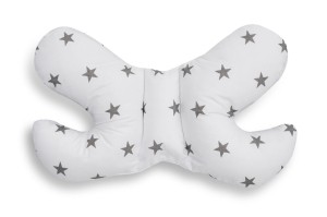 Poduszka motylek - Szare Gwiazdki