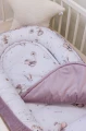 (Outlet) Materac do kokonu Comfort - Lovely Mouse i Wrzosowy Soft Velvet - opinie