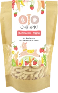 OTO Chrupki Truskawka & Banan – Owocowa radość każdego dnia!