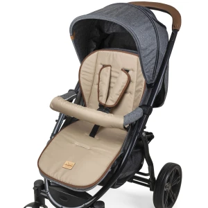 Dwustronna wkładka do wózka spacerowego - Beige