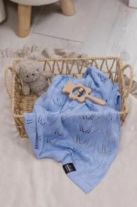 Kocyk dziany BAMBUS 75 x 100 cm - Rain Drop