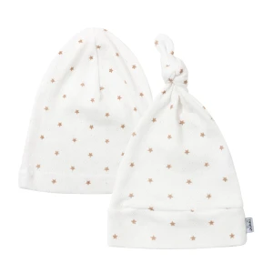 Czapeczka Niemowlęca ażurowa 2 pack Stars