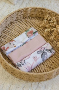 Pieluszki muślinowe 60x80 cm 3pak - Rabbit Princess