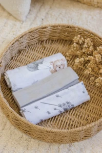 Pieluszki muślinowe 60x80 cm 3pak -  Teddy Balloon