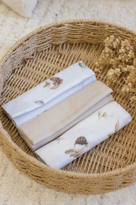 Pieluszki muślinowe 60x80 cm 3pak - Little Sparrow