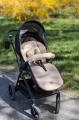 Dwustronna wkładka do wózka spacerowego - Beige - opinie