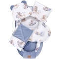 Zestaw 5 elementowy Comfort - Pilot Bears i jeansowy Velvet - opinie
