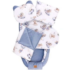 Zestaw 5 elementowy XXL - Pilot Bears i jeansowy Velvet