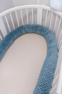 (Outlet) Ochraniacz wałek 400cm - Szmaragdowe Minky