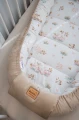 (Outlet) Kokon XXL 65 x 120 cm - Swan Family i Cappuccino Soft Velvet - opinie
