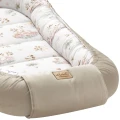 (Outlet) Kokon XXL 65 x 120 cm - Swan Family i Cappuccino Soft Velvet - opinie