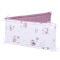 (Outlet) Ochraniacz do łóżeczka - Lovely Mouse i Wrzosowy Soft Velvet - opinie