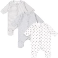 (Outlet) Pajacyk 3 pack Basic Grey Melange - opinie