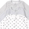 (Outlet) Pajacyk 3 pack Basic Grey Melange - opinie