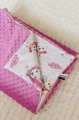 Zestaw przedszkolaka (kocyk z poduszką) - Super Puppy Pink i Purpurowe Minky - opinie