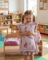 Zestaw przedszkolaka (kocyk z poduszką) - Super Puppy Pink i Purpurowe Minky - opinie