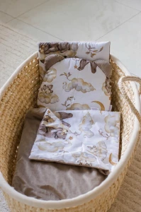 4 elementowy zestaw do wózka - Sweet Teddy i Latte Velvet
