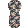 Dwustronna wkładka do wózka spacerowego - Peony Black - opinie