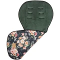 Dwustronna wkładka do wózka spacerowego - Peony Black - opinie