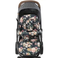 Dwustronna wkładka do wózka spacerowego - Peony Black - opinie