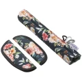 Dwustronna wkładka do wózka spacerowego - Peony Black - opinie