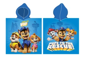 Ponczo, ręcznik kąpielowy z kapturem- PAW PATROL