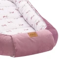Kokon XXL 65 x 120 cm - Blackberry Dreams  i Old Rose Velvet  - opinie