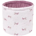 Pojemnik / koszyk na akcesoria dla niemowlaka - Blackberry Dreams i old rose Velvet  - opinie