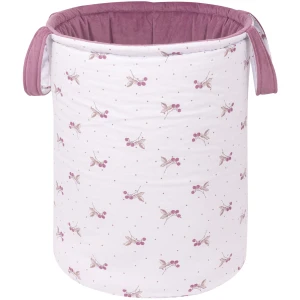 Kosz na zabawki, dwustronny -Blackberry Dreams i Old Rose Velvet 