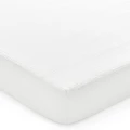 Muślinowe prześcieradło z gumką do łóżeczka 120x60cm - White - opinie
