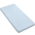 Muślinowe prześcieradło z gumką do łóżeczka 120x60cm -Blue - opinie