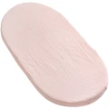 Muślinowe prześcieradło z gumką do GONDOLI i KOŁYSKI 80 x 40 cm - Pink - opinie