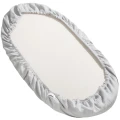 Muślinowe prześcieradło z gumką do GONDOLI i KOŁYSKI 80 x 40 cm - Grey - opinie
