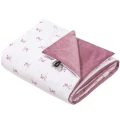 Kocyk przedszkolaka 100x140cm - Blackberry Dreams i Old Rose Velvet - opinie