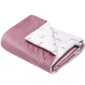 Kocyk przedszkolaka 100x140cm - Blackberry Dreams i Old Rose Velvet - opinie