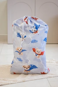 Worek na zestaw przedszkolaka - Super Puppy Blue