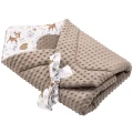 (Outlet) Rożek niemowlęcy Minky - Magical Woodland i minky Mokka - opinie