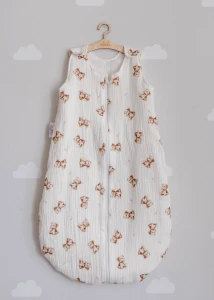 Muślinowy śpiworek do spania 40 x 73 cm - Baby Bear