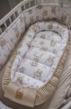 (Outlet) Kokon XXL 65 x 120 cm - Boho Bears i Cappuccino Soft Velvet - opinie