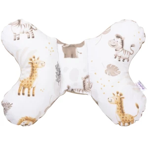 Poduszka motylek - African Dreams i Mocha Soft Velvet