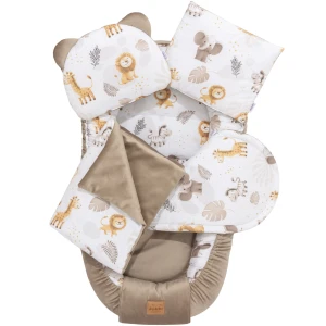 Zestaw 5 elementowy Comfort - African Dreams i Mocha Soft Velvet