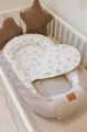 (Outlet) Muślinowy Materac do kokonu Comfort - Golden Meadow i Ecru Velvet - opinie